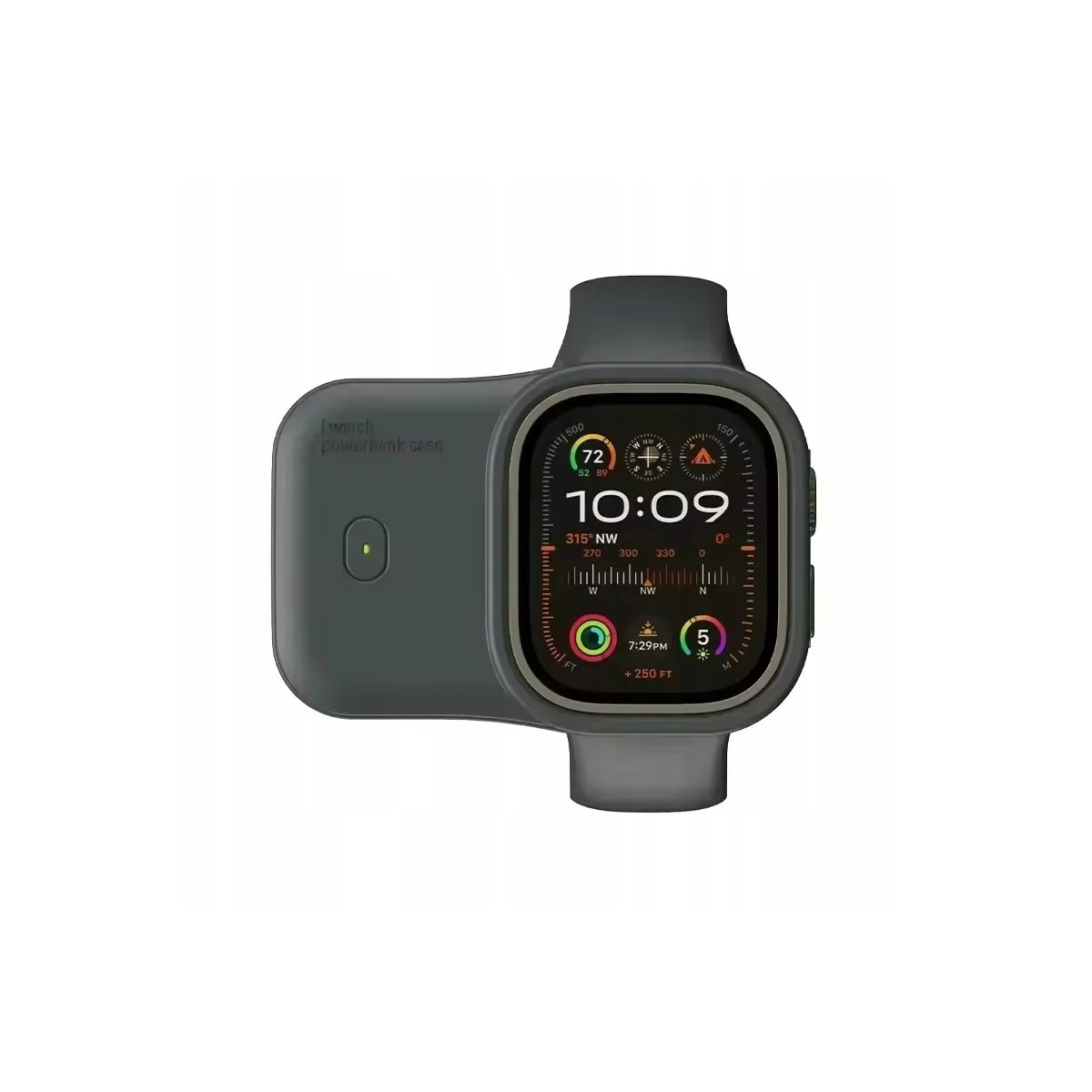 Apple Watch 40mm 41mm 42mm power bank with USB-C cable without removing from your wrist