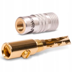 Wtyki głośnikowe bananowe BFA Nakamichi HQ 8 szt 4 pary