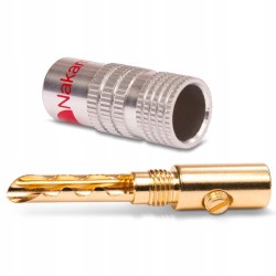 BFA Nakamichi HQ banana speaker plugs, 8 pieces, 4 pairs