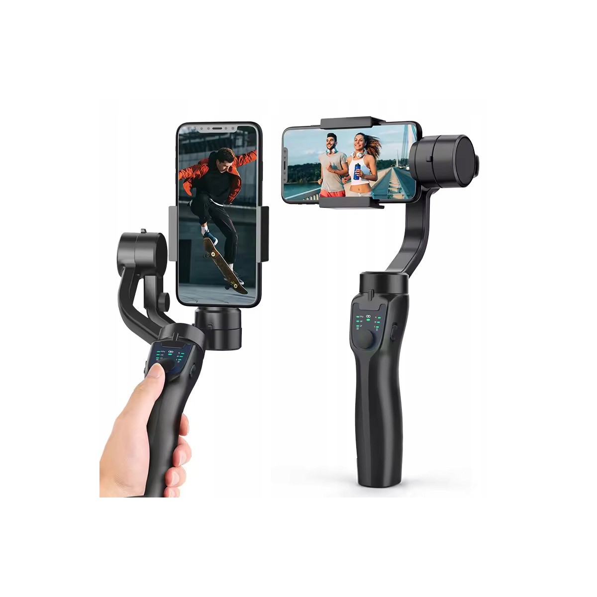Gimbal elektroniczny 3-osiowy stabilizator obrazu do telefonu i kamer