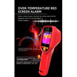 HX1 thermal imaging camera, IR resolution 240x240, -20 to 550°C, 25 Hz, pyrometer