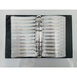 Book of 0805 1% SMD resistors, 4,250 pieces, 170 values, 0–10 MΩ
