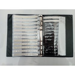Book of 0805 1% SMD resistors, 4,250 pieces, 170 values, 0–10 MΩ