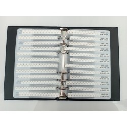 Książka zestaw kondensatorów 0805 SMD 50V 2300szt 92 wartości 0.5pF-10uF