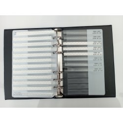 Książka zestaw kondensatorów 0805 SMD 50V 2300szt 92 wartości 0.5pF-10uF