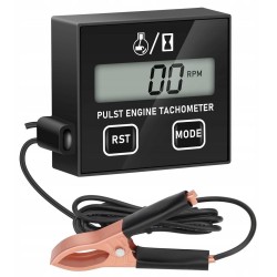 Digital 2-stroke/4-stroke 30,000 RPM rev counter for petrol lawnmower engines