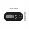 3D Active Step Counter, black, with display, battery + cord