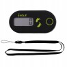 3D Active Step Counter, black, with display, battery + cord